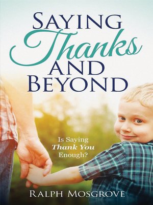 cover image of Saying Thanks and Beyond